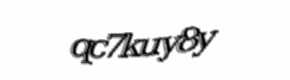 Security check image, please type the characters shown